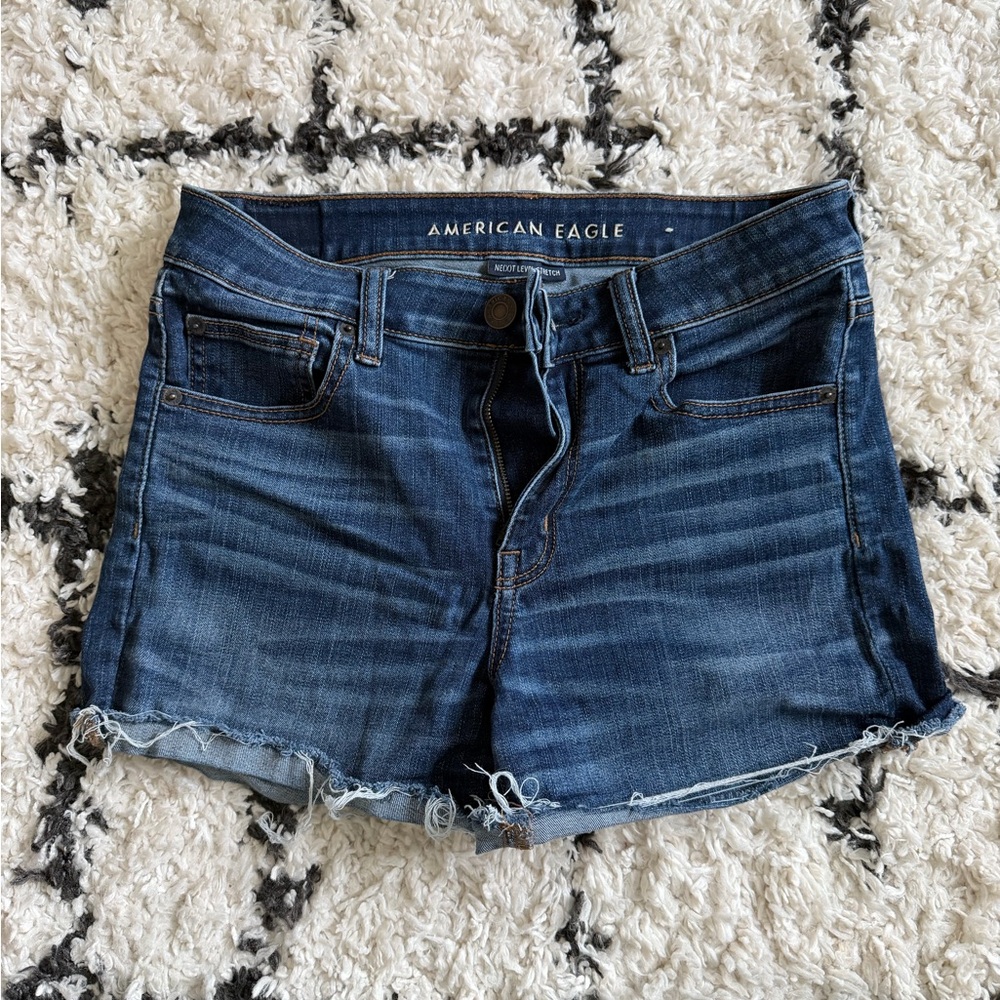 American Eagle Outfitters Dark Blue Jean Shorts